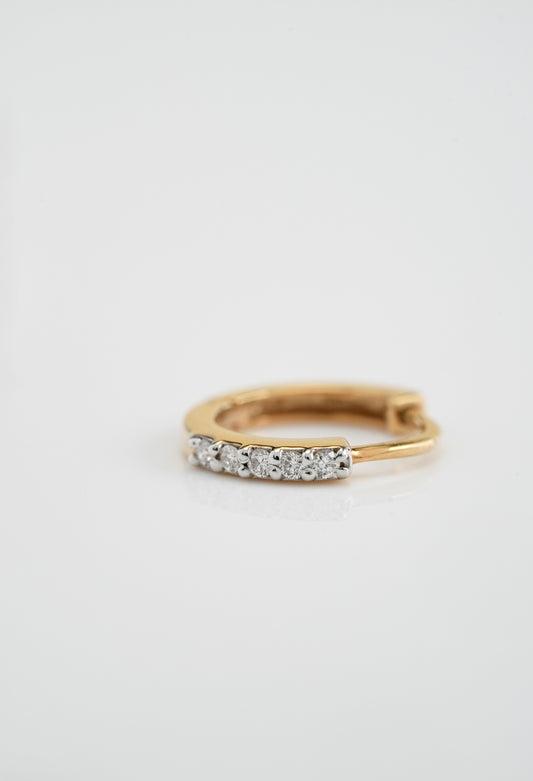 18KT Nose Pin - SKU#NP18KTZD064