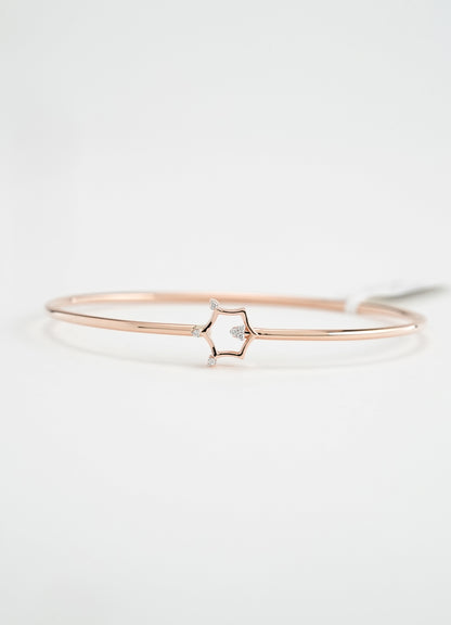 18KT Gold Bangle - ZD#202500051