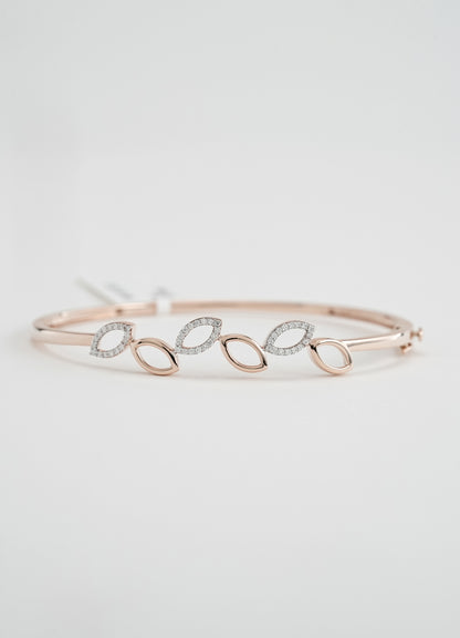 18KT Gold Bangle - SKU#BG18KTZD049