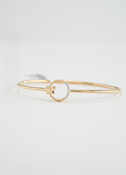 18KT Gold Bangle - ZD#202500046