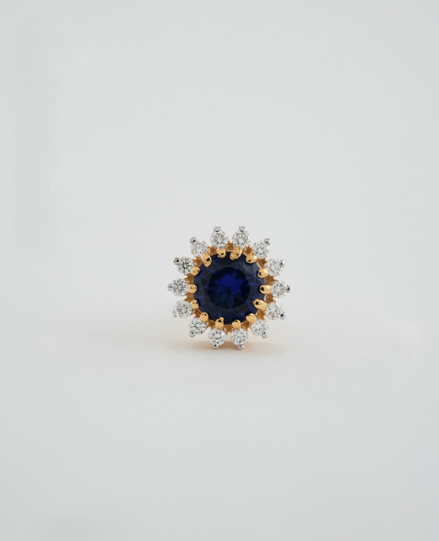 18KT Gold Nose Pin (Earstud) - SKU#NP18KTZD024