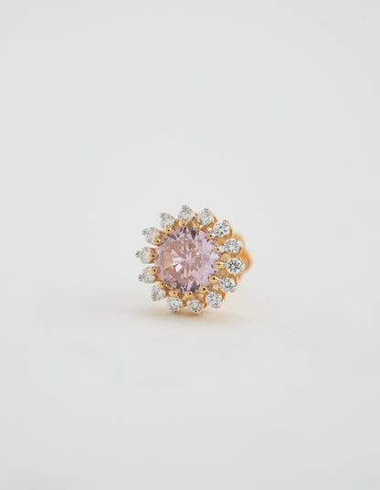 18KT Gold Nose Pin (Earstud) - SKU#NP18KTZD020