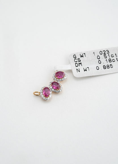 18KT Pendent- SKU#PN18KTZD0006