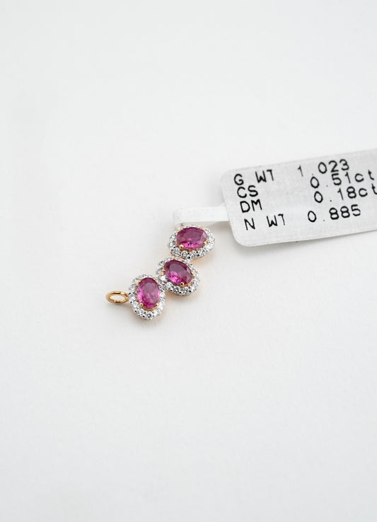 18KT Pendent- SKU#PN18KTZD0006
