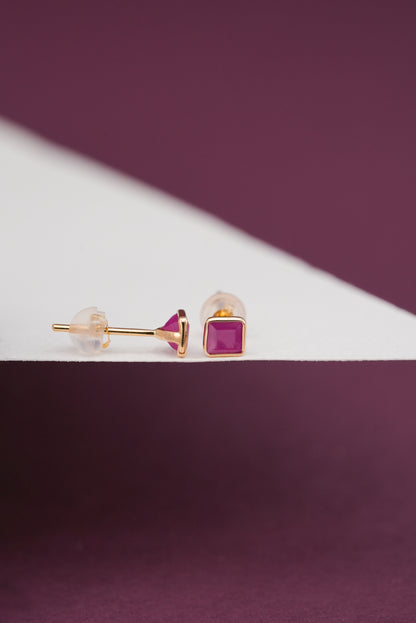 18KT Gold Earring - SKU#ER18KTZG024