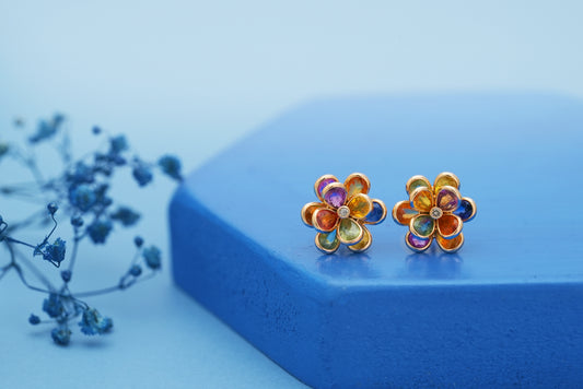 18KT Gold Earring - SKU#ER18KTZG031