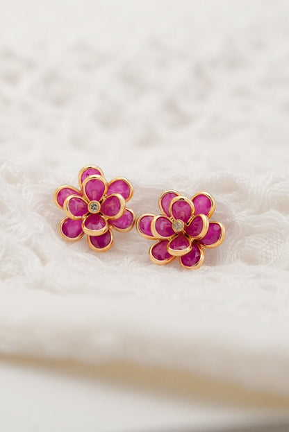 18KT Gold Earring - SKU#ER18KTZG032