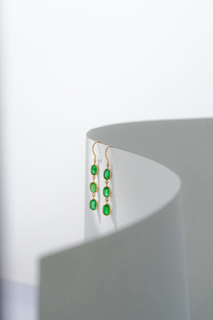 18KT Gold Earring - SKU#ER18KTZG011