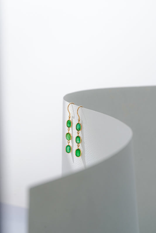 18KT Gold Earring - SKU#ER18KTZG011