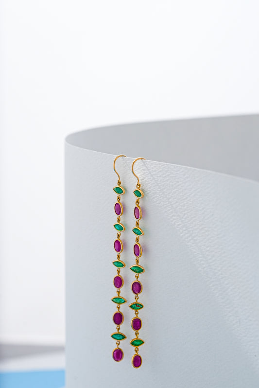 18KT Gold Earring - SKU#ER18KTZG0006