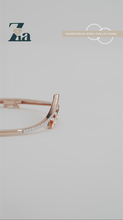 18KT Gold Bangle - ZD#202500047