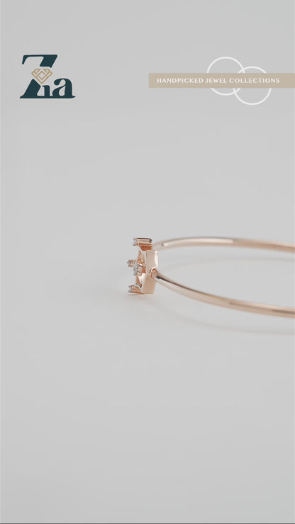 18KT Gold Bangle - ZD#202500051