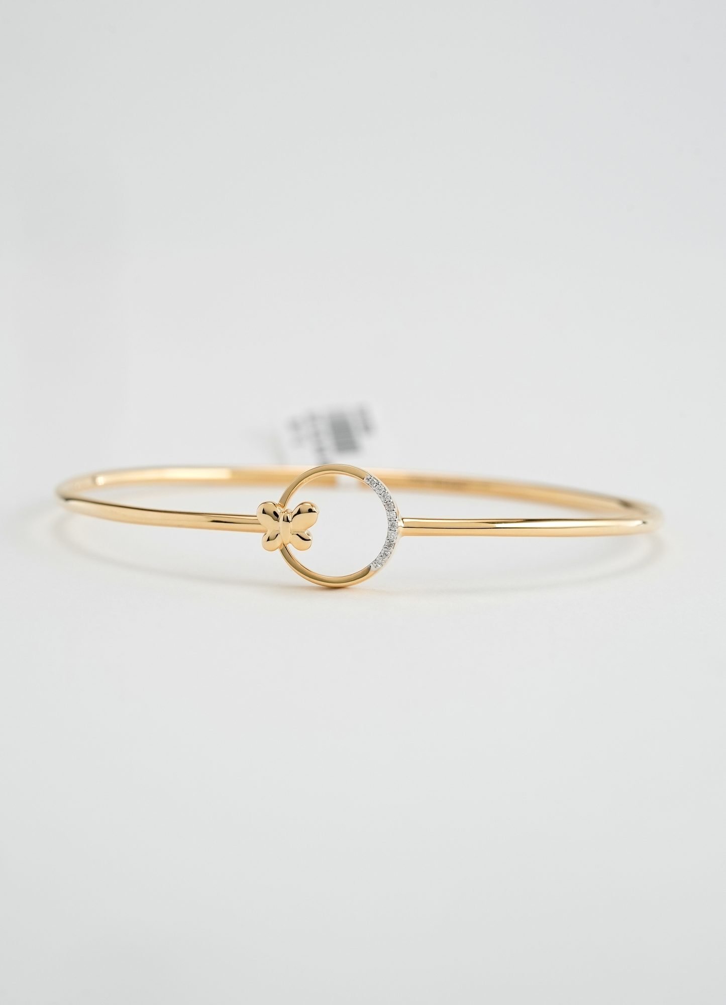18KT Rose Gold Diamond Bangle 045